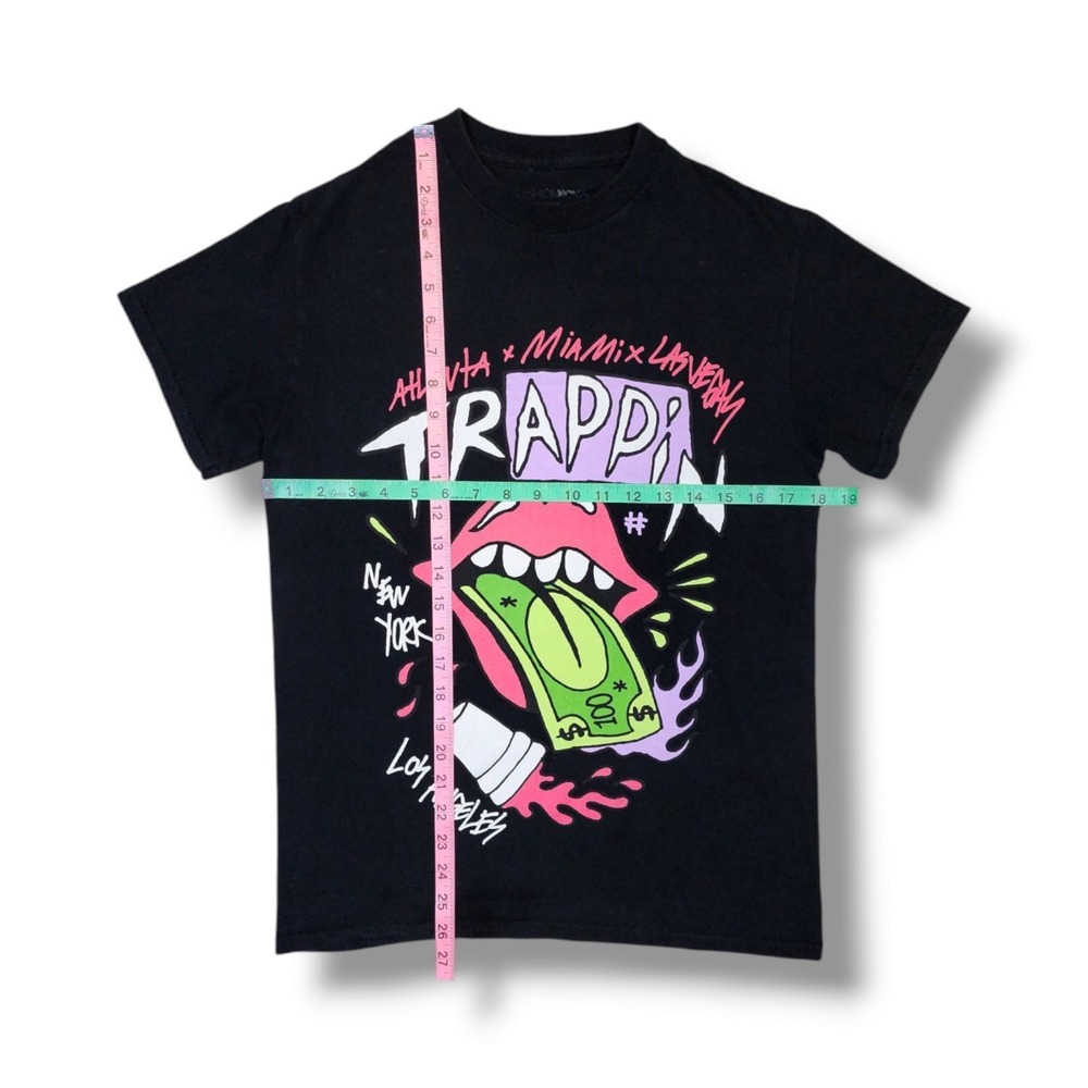 Fashion‎ Nova Trappin' Atlanta, Miami, Los Angeles Black T-Shirt Women's Small - Picture 3 of 8